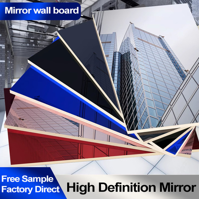 الجودة 5mm Mirror PET Wall Panel مقاوم للماء الخيزران الفحم الخشبية مصنع